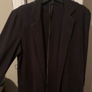 Long black blazer